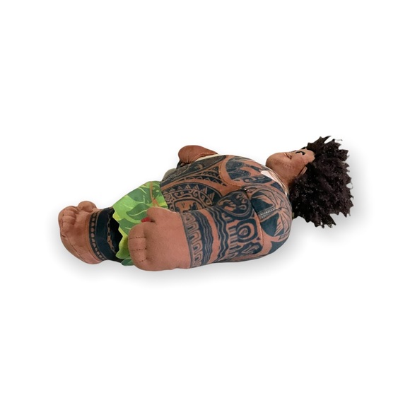 Moana Maui w/Fish Hook Plush Stuffed Doll Disney Store Collection 14” Demigod - Picture 8 of 8